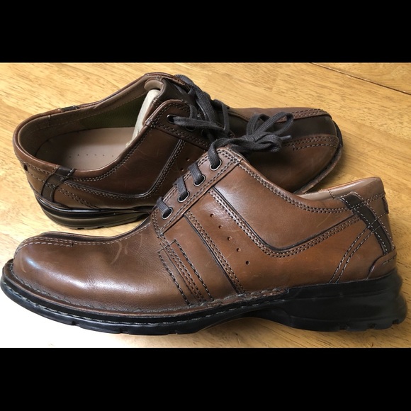 clarks touareg vibe brown leather